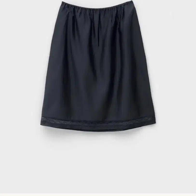 로우클래식 See-Through Lace Skirt_Charcoal S