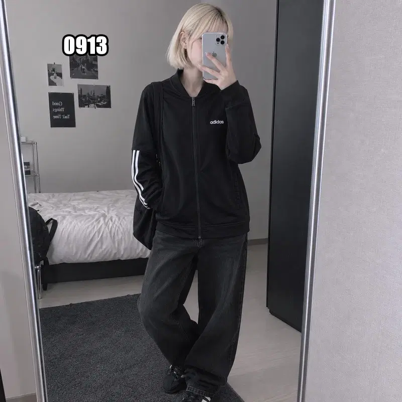 M 아디다스 리니어 웜업 트랙탑 자켓