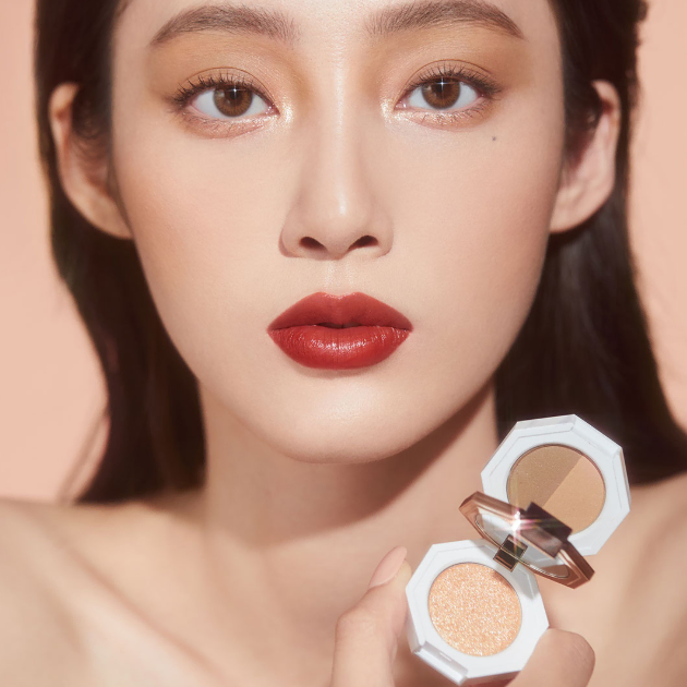 새상품) [ 디어달리아 ] 파라다이스 듀얼 팔레트 펄 아이섀도우 멀티유즈 미니 팔레트 포켓섀도우 05 카라멜 슬라이스 웜톤 브라운