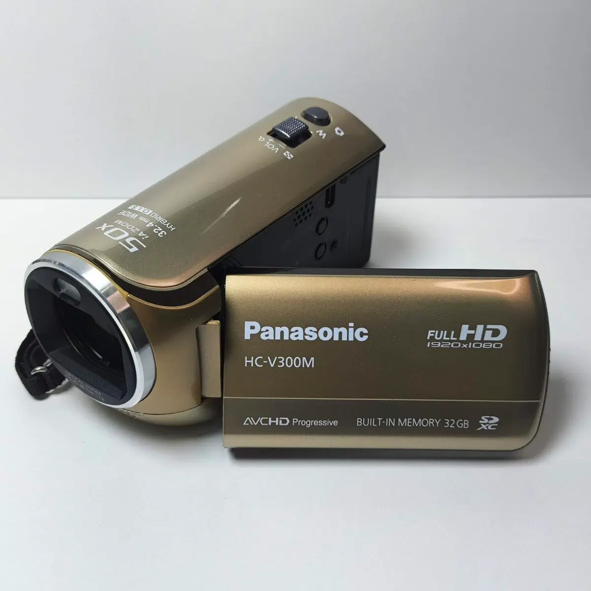 S급 풀박스)파나소닉 HC-V300M 캠코더 골드 32GB