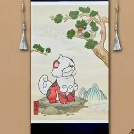 포켓몬스터 고풍상점 히스이 가디 족자