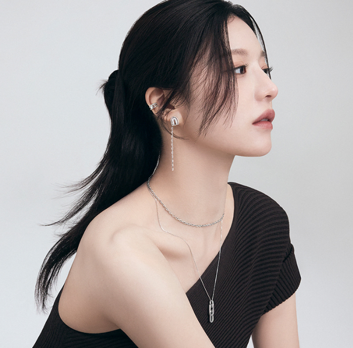 [고윤정착용] 디디에두보 듀얼 디디 실버 귀걸이