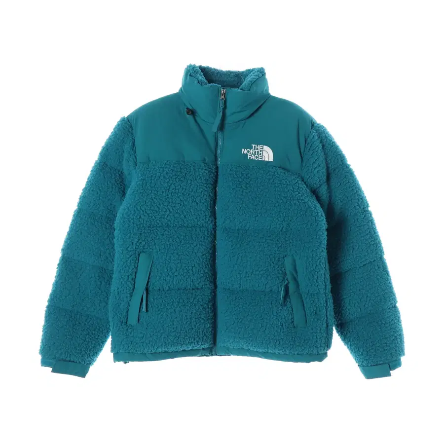 노스페이스 22FW 하이파일 셰르파 눕시 다운 숏패딩 자켓 블루