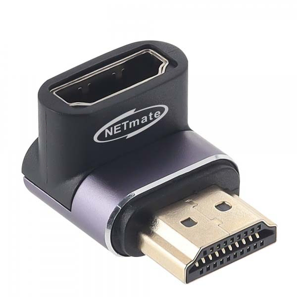 HDMI 2.1 M/F 아래꺾임 8K 고해상도 변환젠더