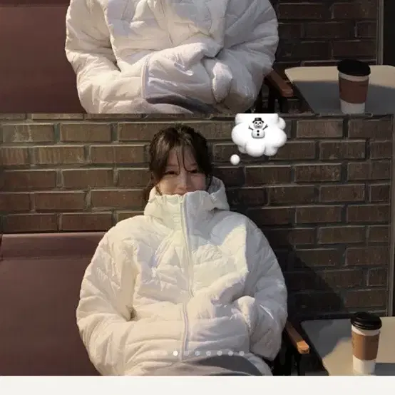 슬로우앤드 스노우 웰메이드 후드경량패딩