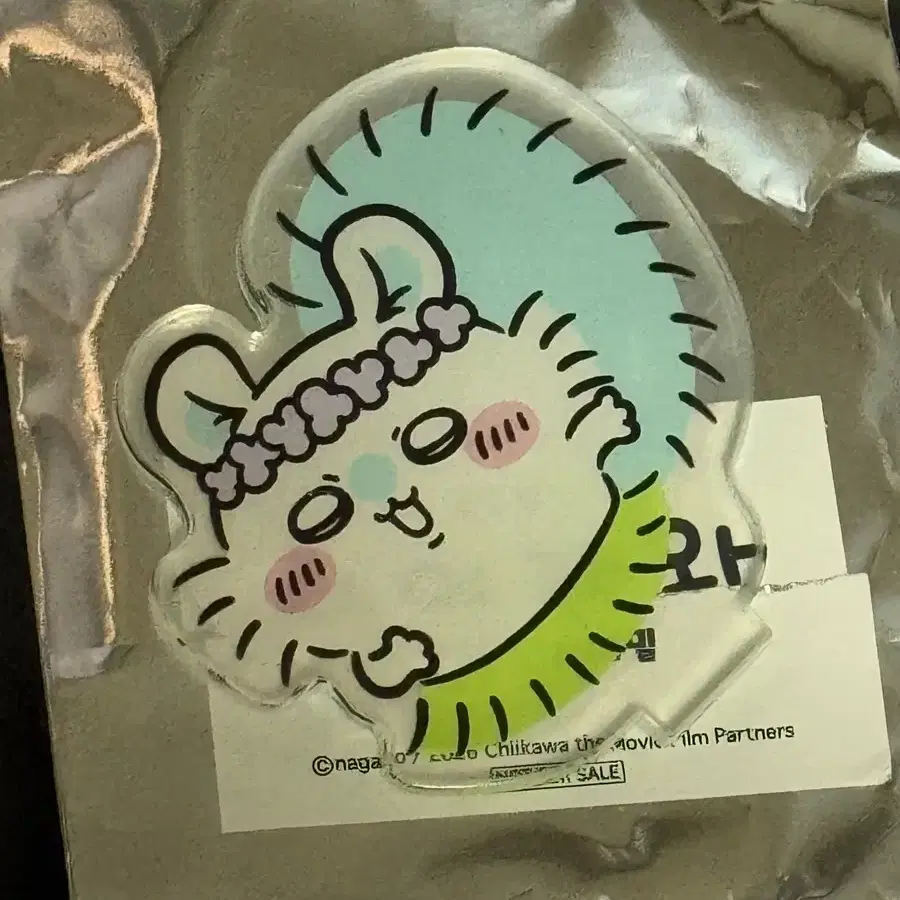 cgv 메가박스 롯데시네마 씨네큐 먼작귀 치이카와 극장판 인어섬의 비밀 인어섬 프리미어 상영회 2차 특전 흔들 아크릴 스탠드 모몽가