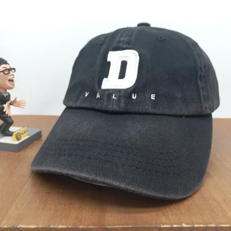 디폴트벨류 Default Value 오리지널 코튼 트윌 스트랩백 야구모자 베이스볼 볼캡 블랙