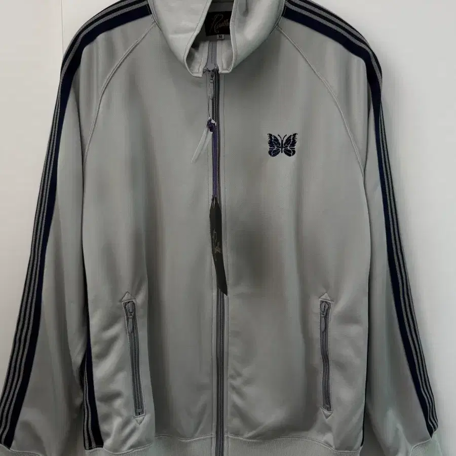 니들스 x LHP 트랙 자켓 폴리 스무스 그레이