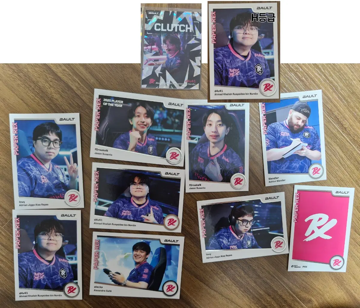 페이퍼렉스 PRX Paper rex 발로란트 Vct Bault 볼트 카드 판매