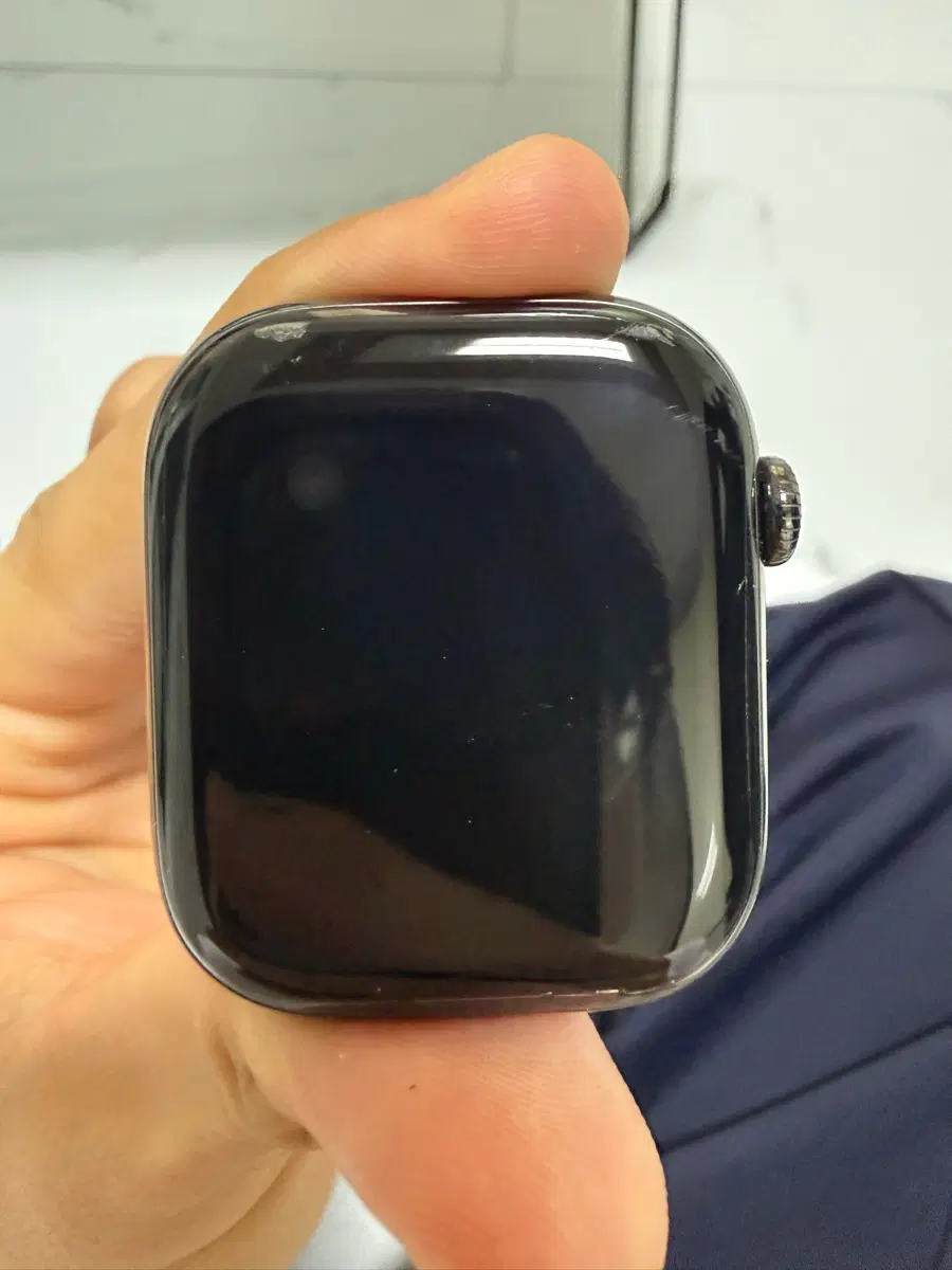 애플워치 시리즈 11 46mm GPS+Cellular 티타늄 슬레이트