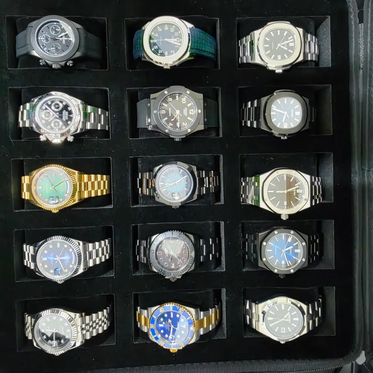 [급처] 세이코 커스텀(SEIKO MOD) 시계 15종 + 보관 케이스 일괄 250만 원에 팝니다