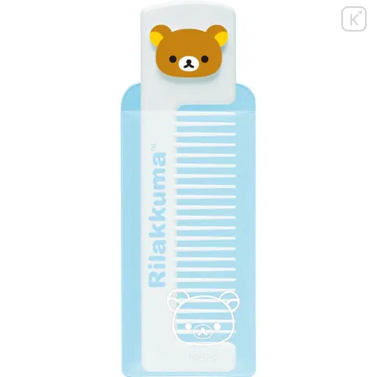 산엑스 리락쿠마 슬라이드 빗 휴대용 접이식 빗 헤어 브러쉬