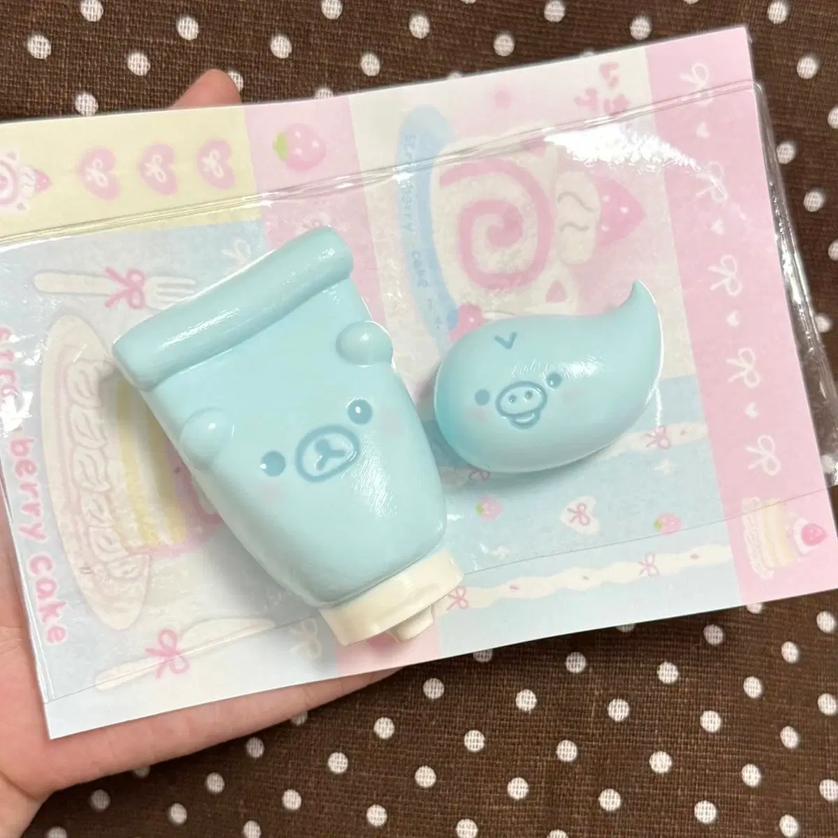 (새상품) 수제 말랑이 리락쿠마 치약세트