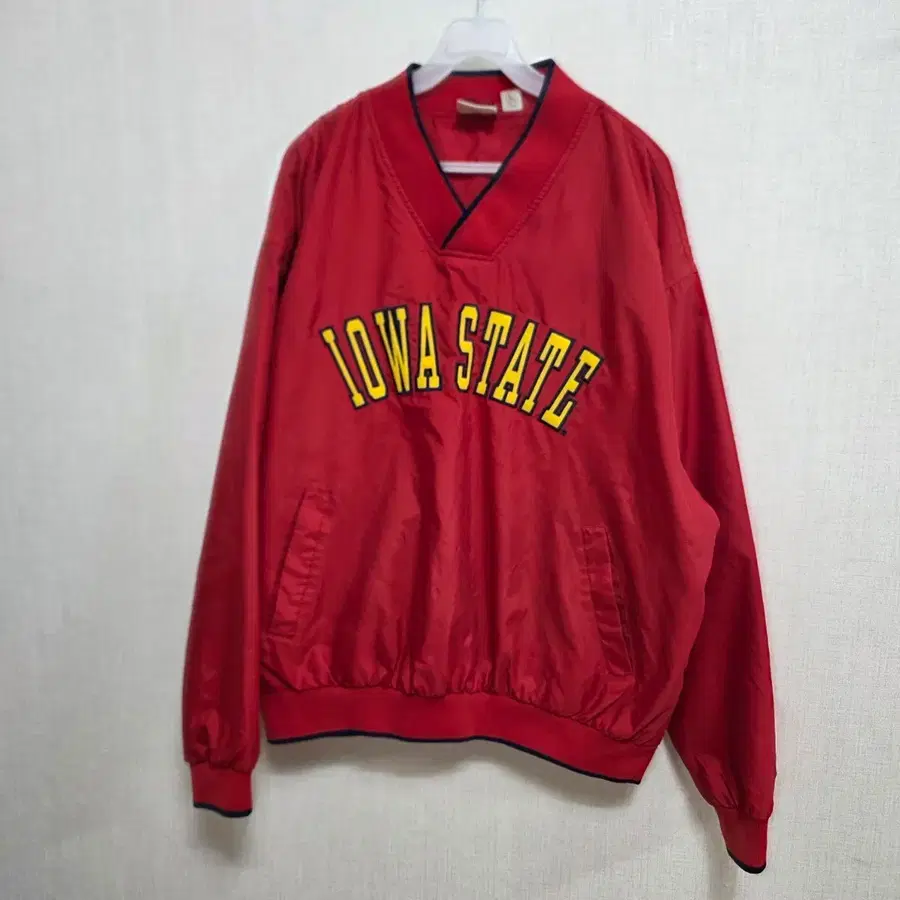 IOWA STATE 바람막이 점퍼 빨강