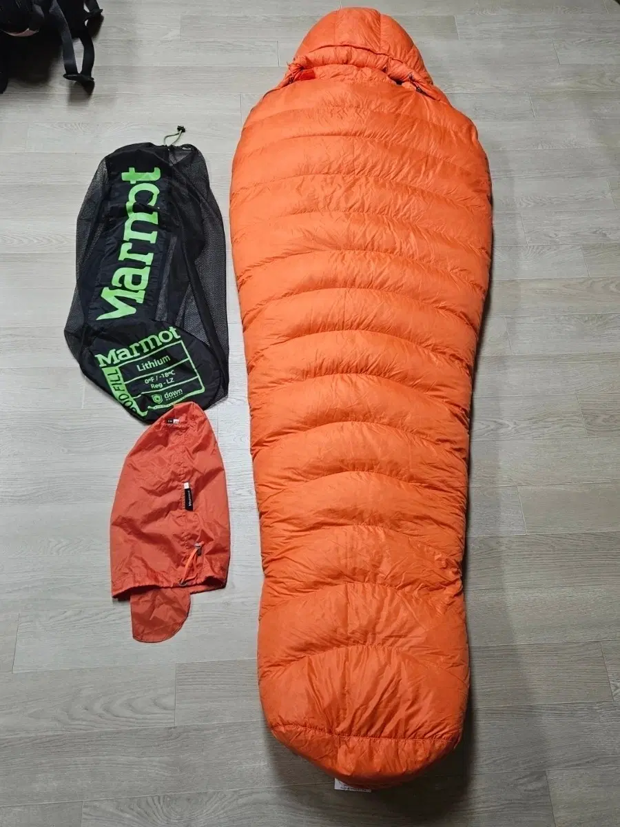 마모트 리튬 800필 구스다운 침낭