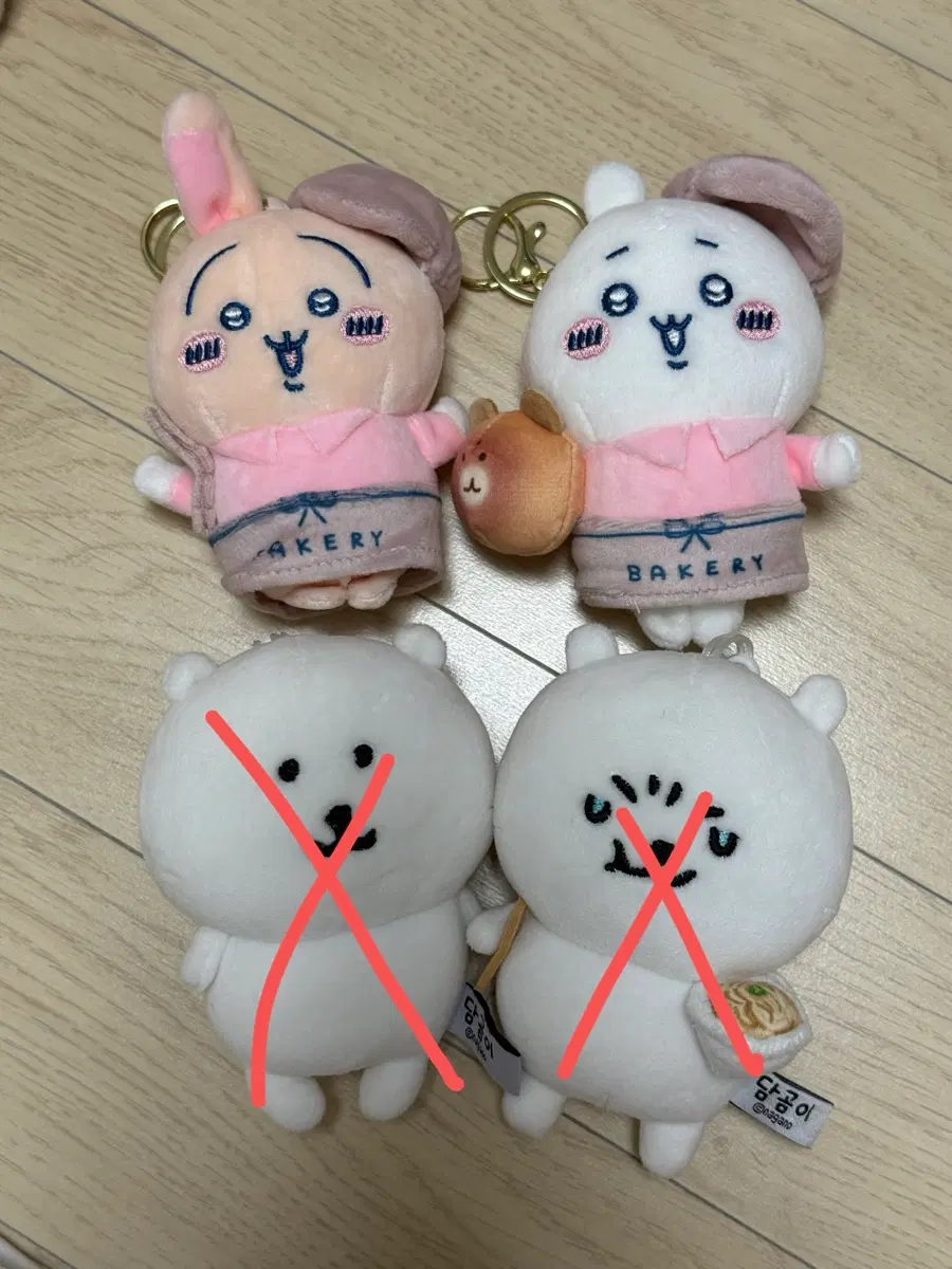 농담곰 우사기 키링 마스코트 인형 나가노 마켓