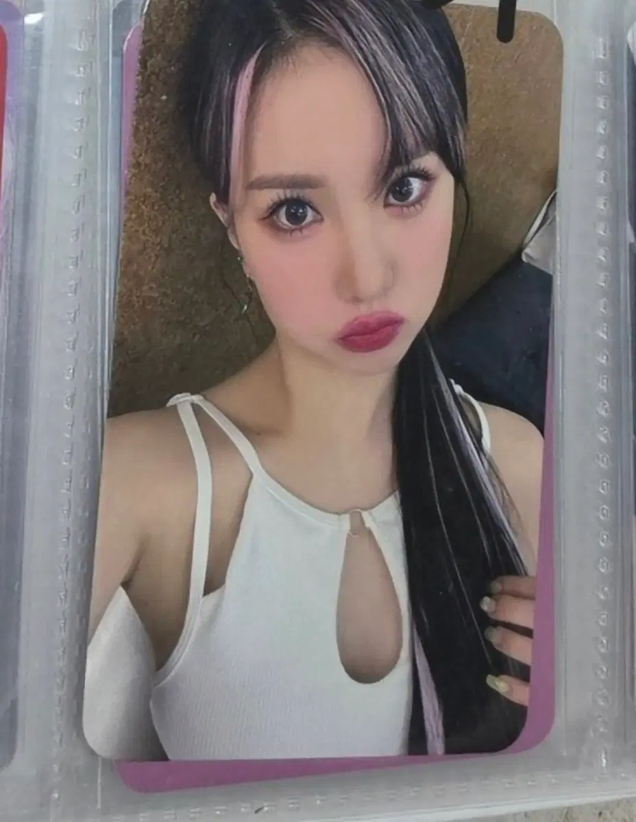 비비지 은하 러브에이드 극악무도 미공포 포토카드 포카