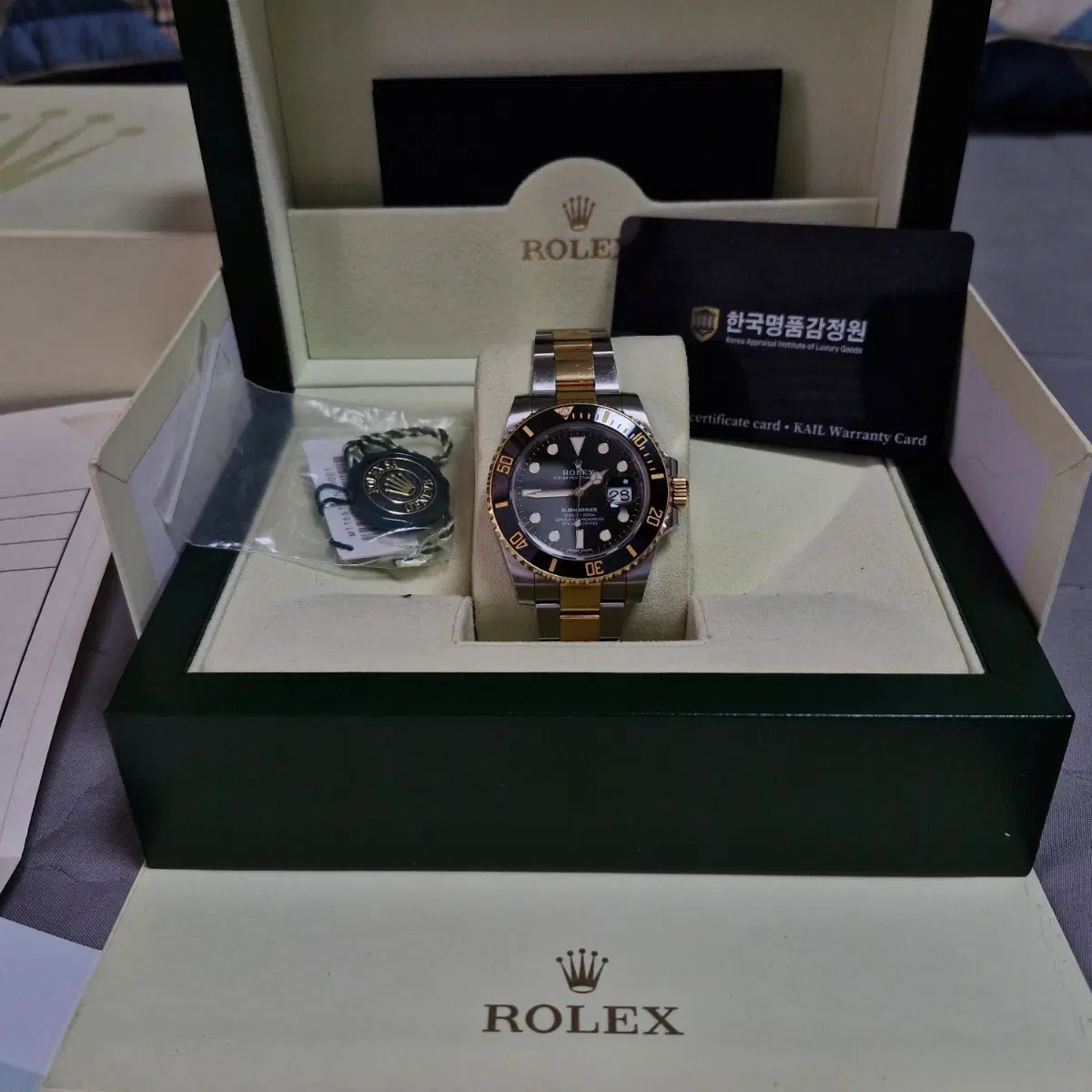 롤렉스 서브마리너 40mm 흑콤