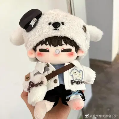 20cm 팬케이크공룡옷장 블루퍼피 인형옷 솜인형 옷 떨옷 양도