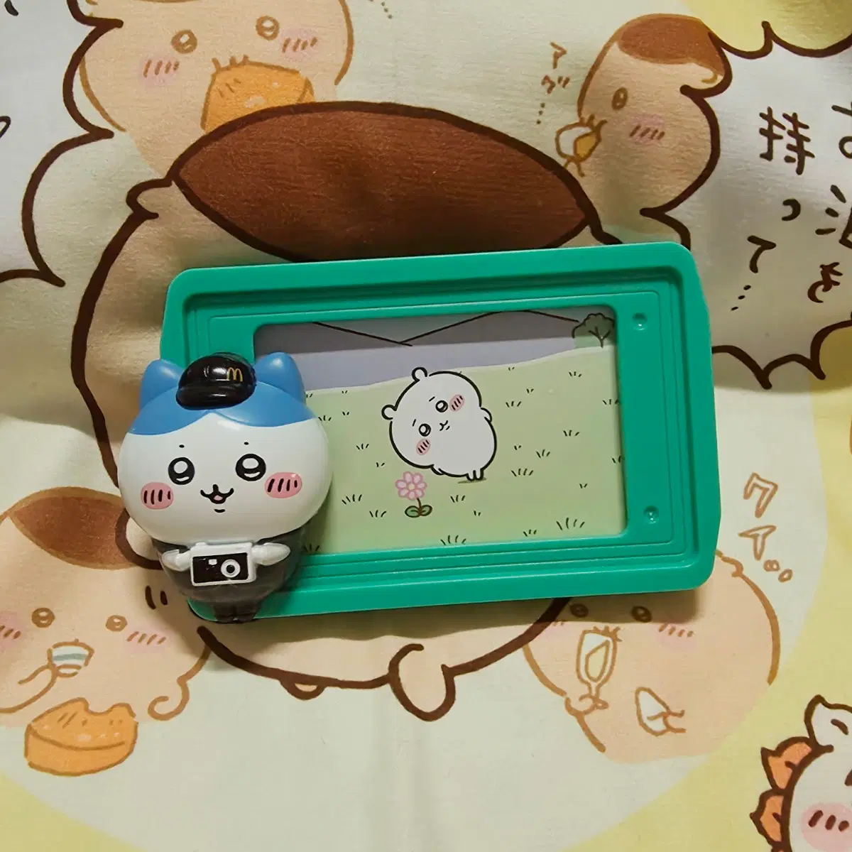 치이카와 맥도날드 콜라보 하치와레프레임 액자