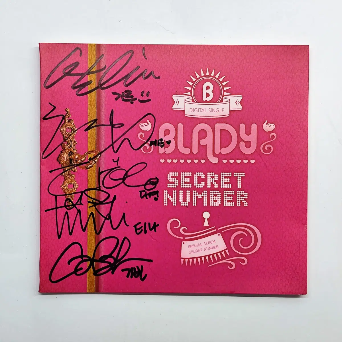 [친필사인반] 블레이디(Blady) Secret Number 비밀열쇠 친필 사인 앨범