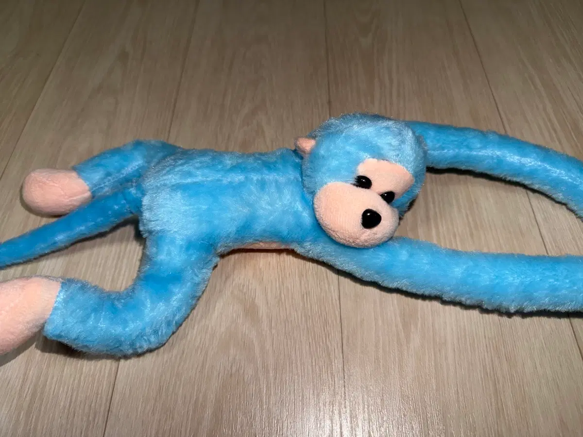 길쭉이 원숭이 인형 블루
