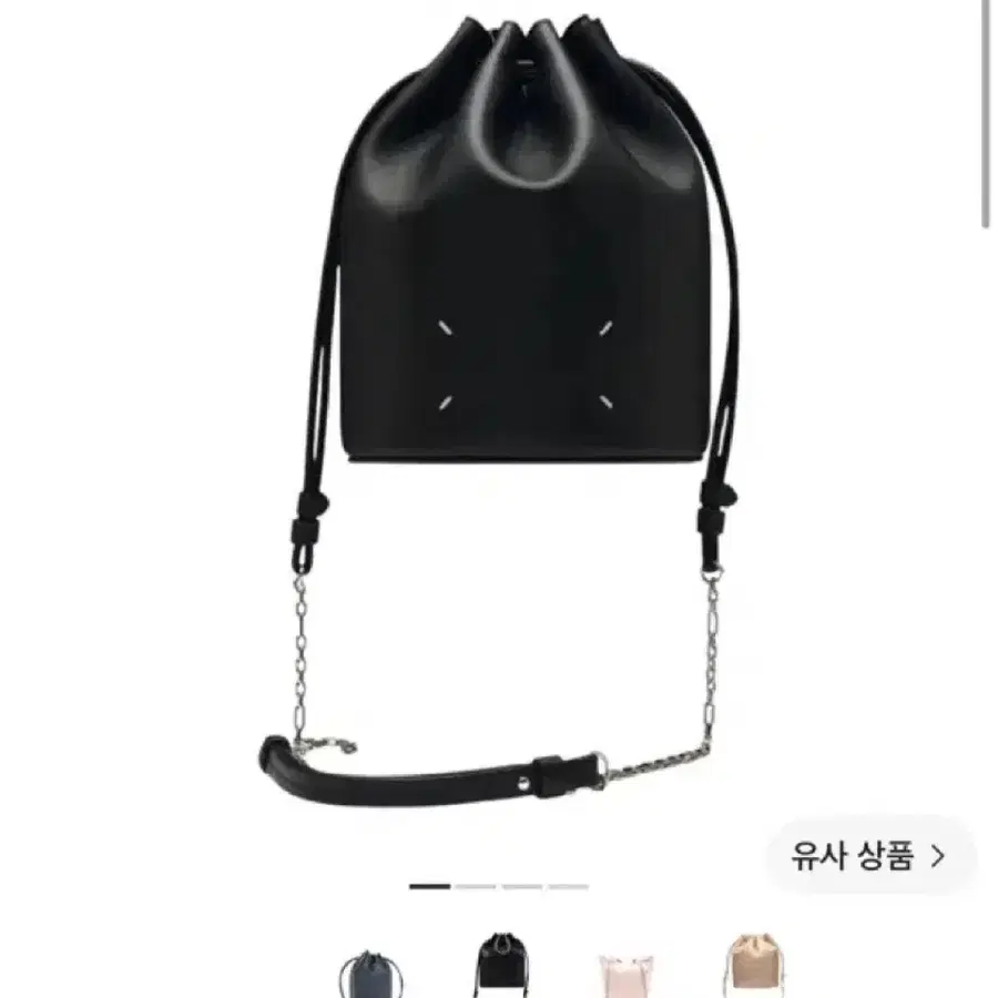 메종 마르지엘라 타비 체인 버킷백 블랙+지갑