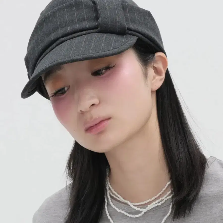 타입서비스 스트라이프 벨티드 캡 모자 차콜 미착용새상품
