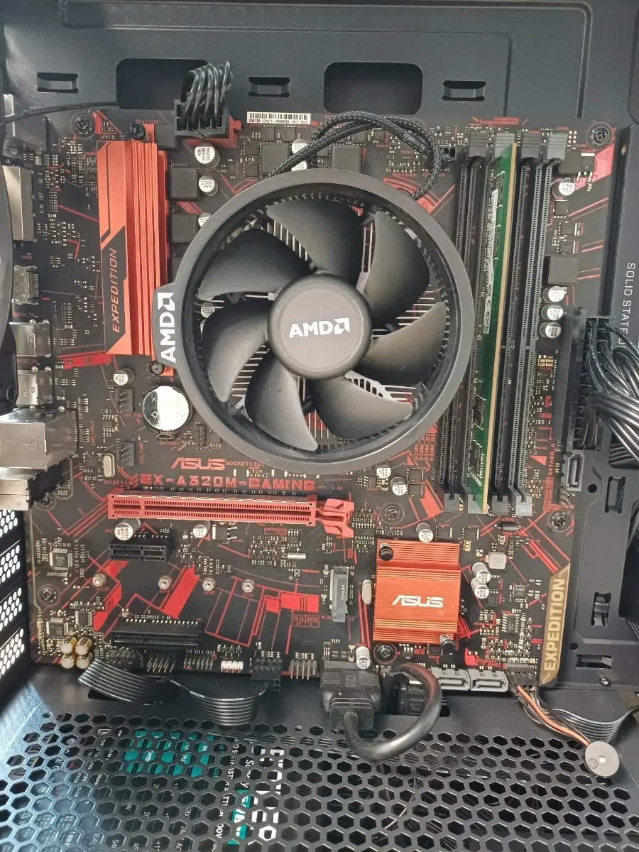 AMD 라이젠 메인보드 A320 게이밍 ( 윈도우정품 )