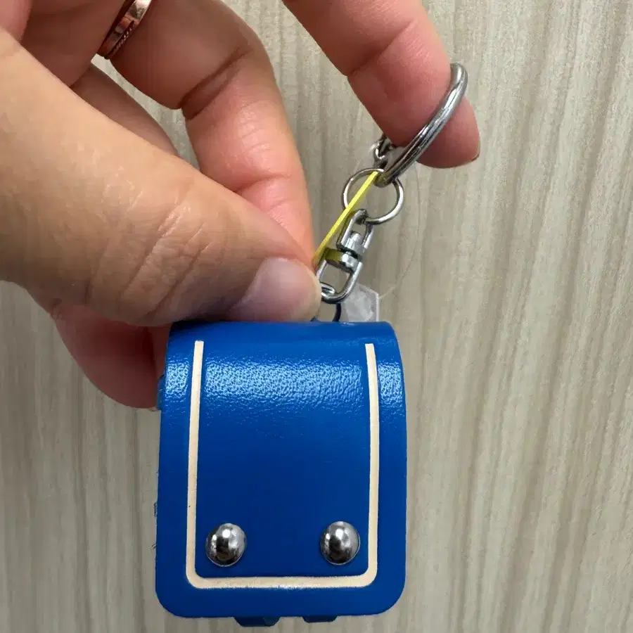 일본 란도셀 가방 찍찍이 블루 키링 새상품