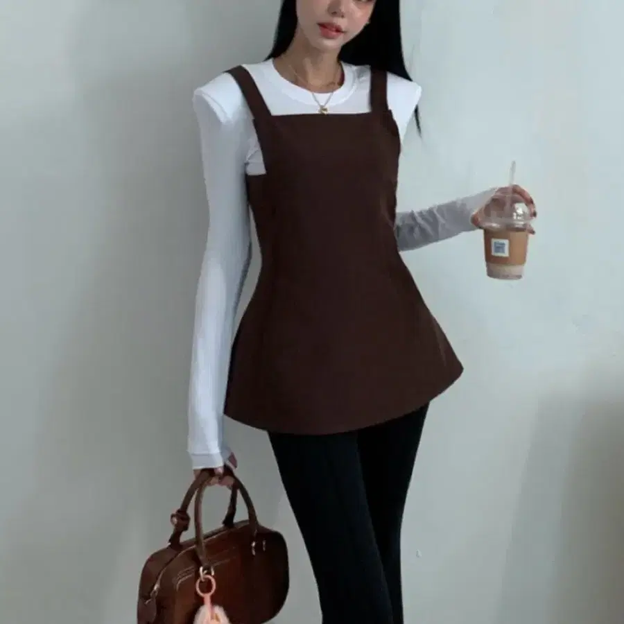 <미착용 새상품> 벨리타 라인 뷔스티에 <브라운>