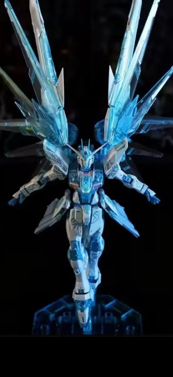 MG 1/100 프리덤 건담 Ver.2.0 크로스 콘트라스트 컬러 클리어 블루