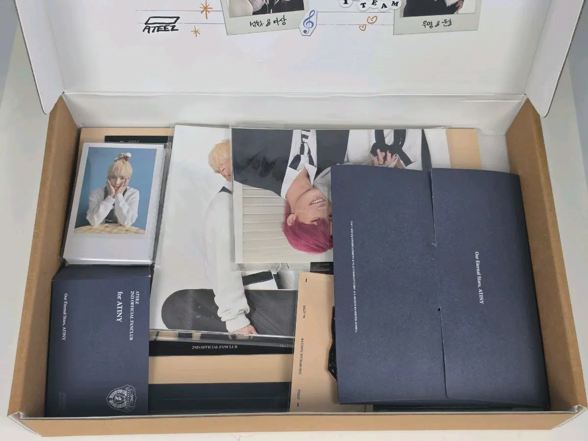 에이티즈 공식 팬클럽 에이티니 2기 키트 풀셋