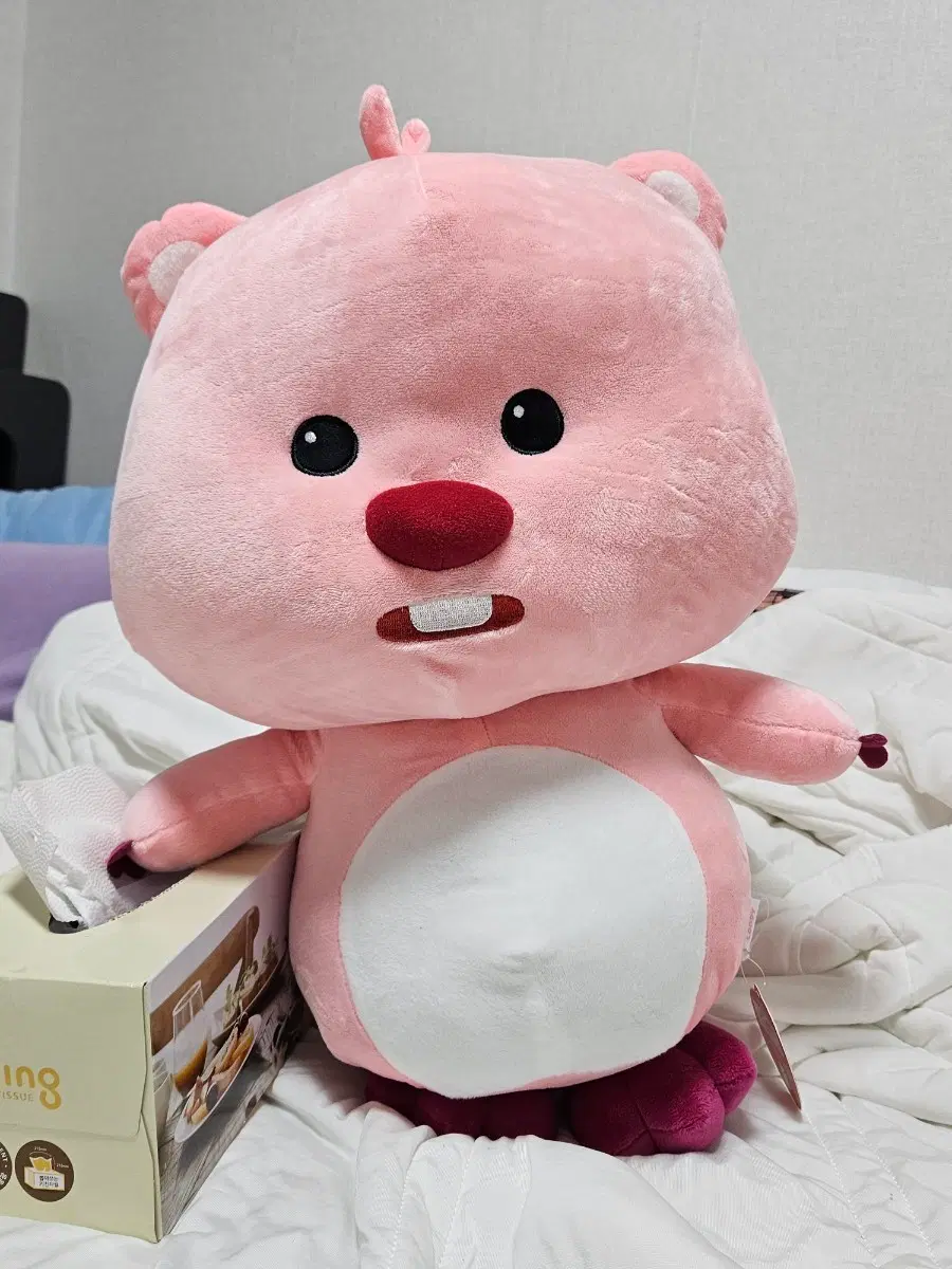 새제품) 잔망루피 대형(50cm) 인형