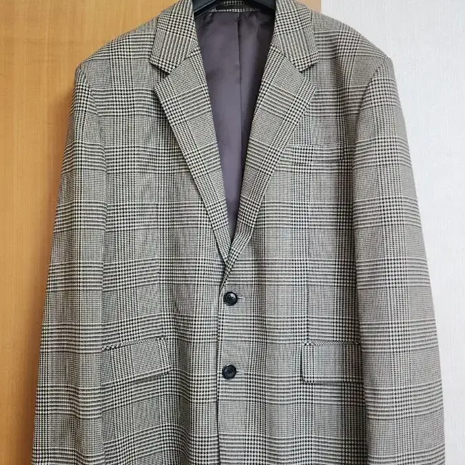 지오다노 체크 블레이저 자켓