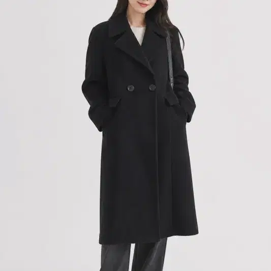 더엣지 블랙 여자 80-160 코트 O5001