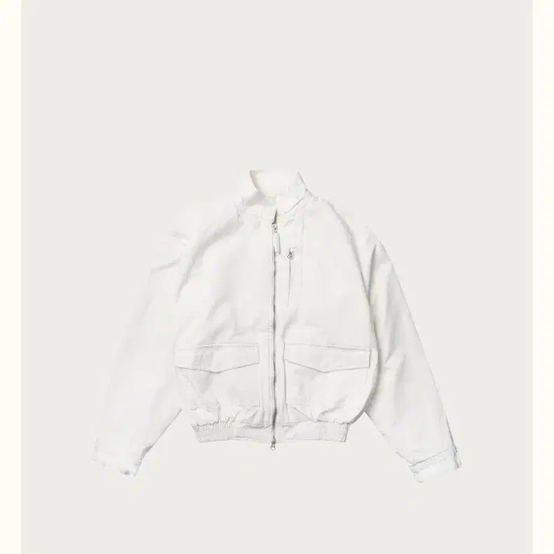 리본빛 ribbonbit Paint Jacket - White