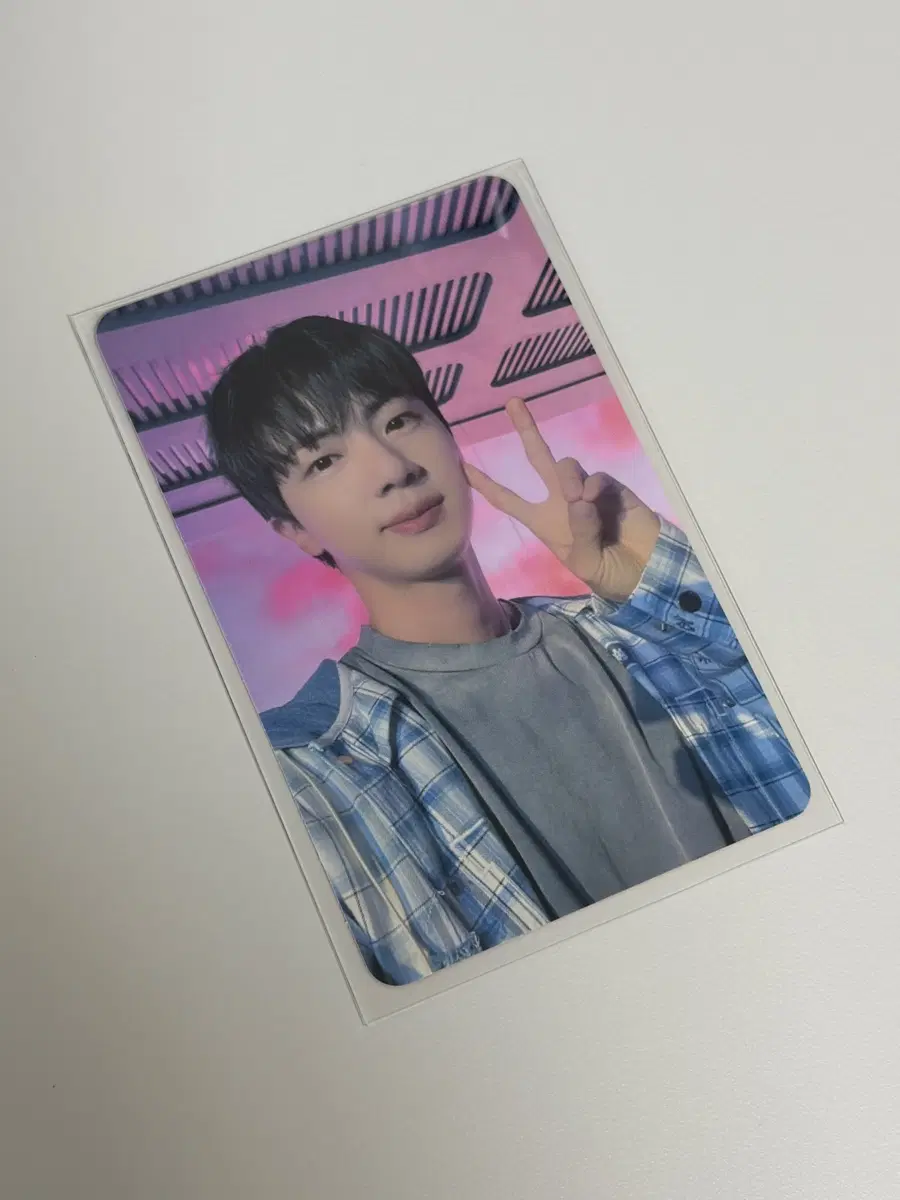 방탄소년단 진 석진 HAPPY 해피 뮤직아트 럭키드로우 럭드 포카