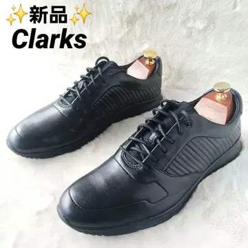 새상품 Clarks Tynamo Race 비즈니스 슈즈 블랙 25.5cm