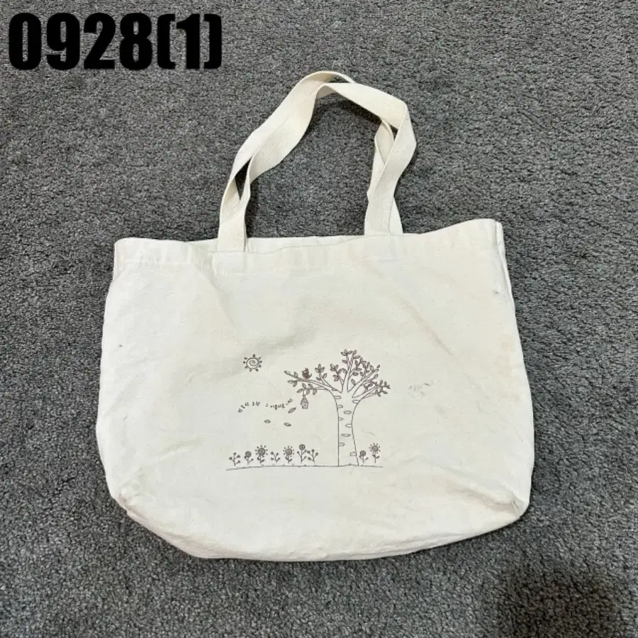 에코백 나무 그림 숄더백