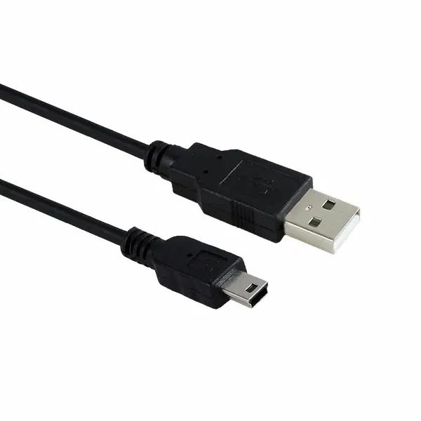 USB A타입 AM - Mini 5P 외장하드 케이블 블랙 2m