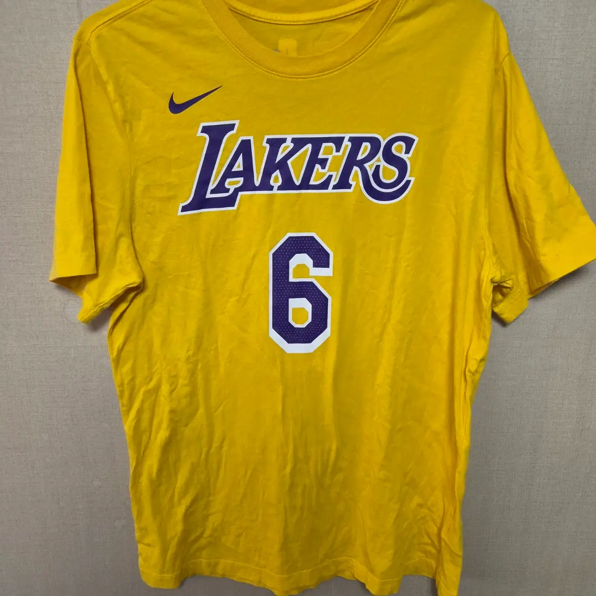 나이키 NBA LA레이커스 르브론제임스 티셔츠 L