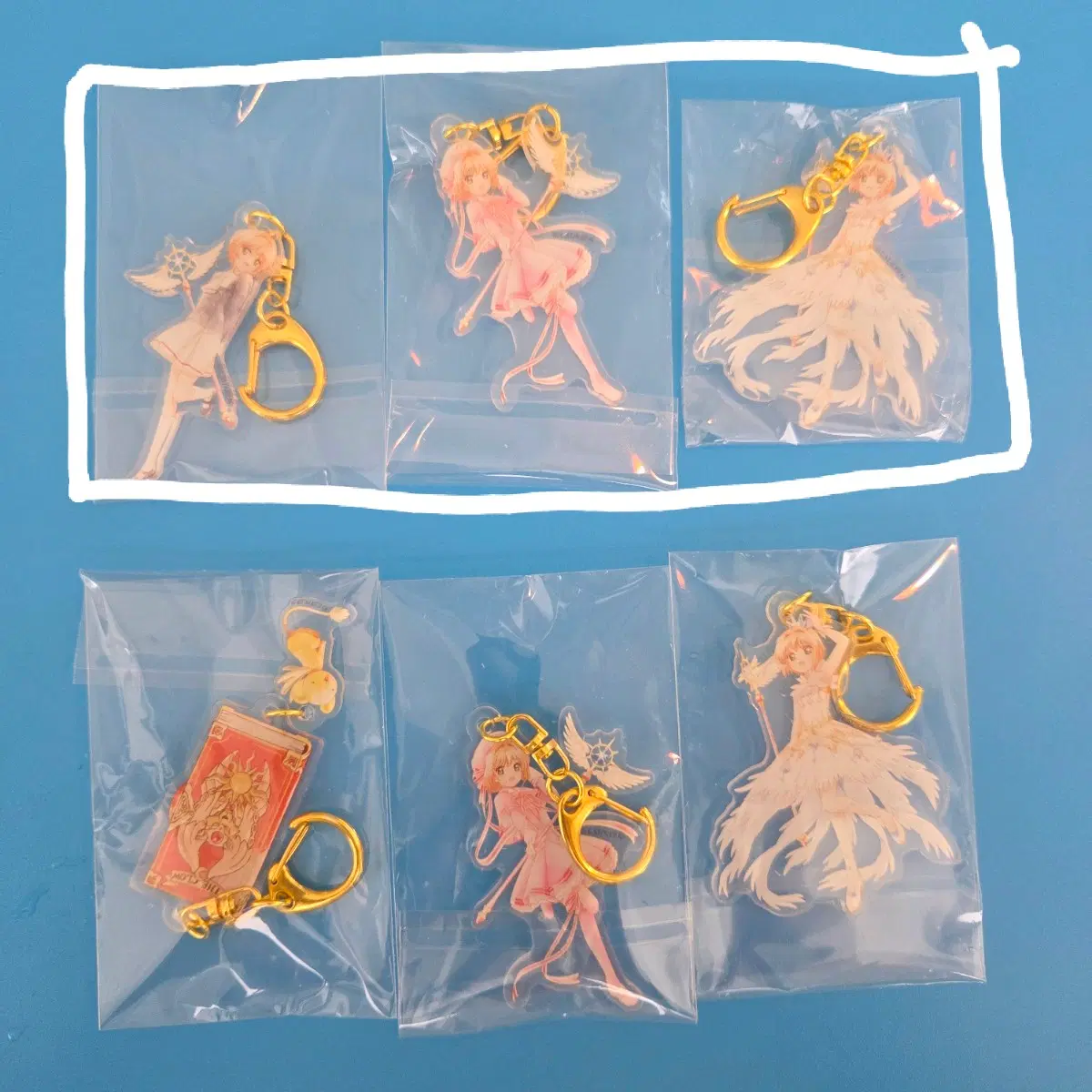 카드캡터체리 아크릴 키링
