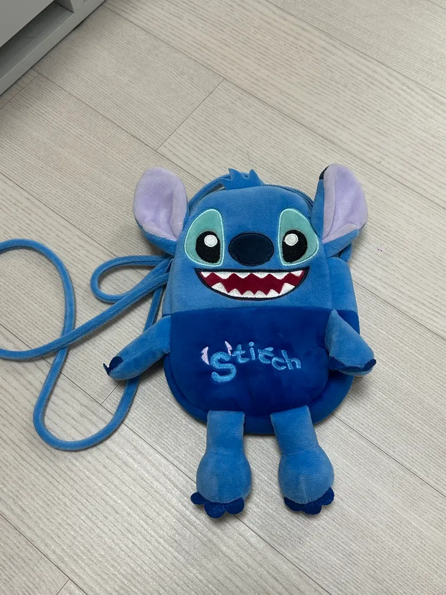 디즈니 스티치 인형 가방