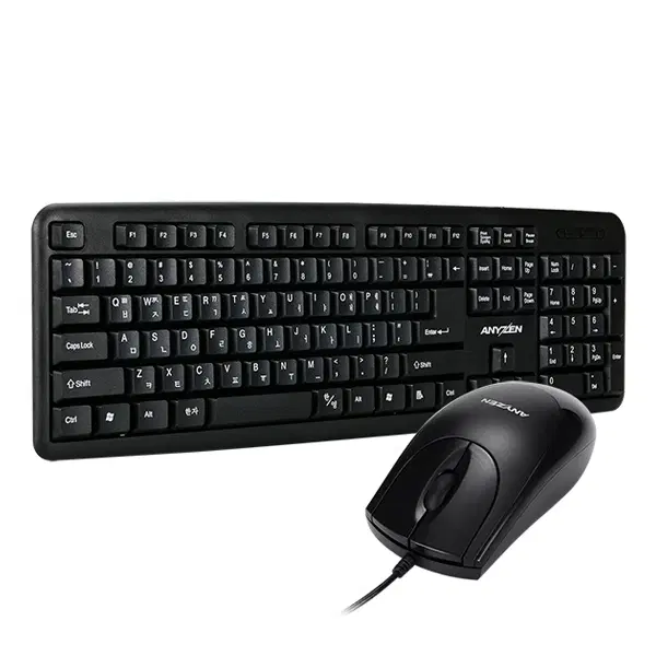 키보드 마우스 USB 유선 데스크톱 세트