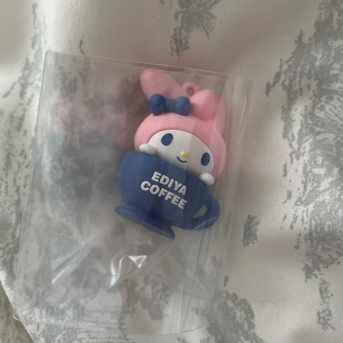 이디야 머그속 마이멜로디 산리오 피규어 키링