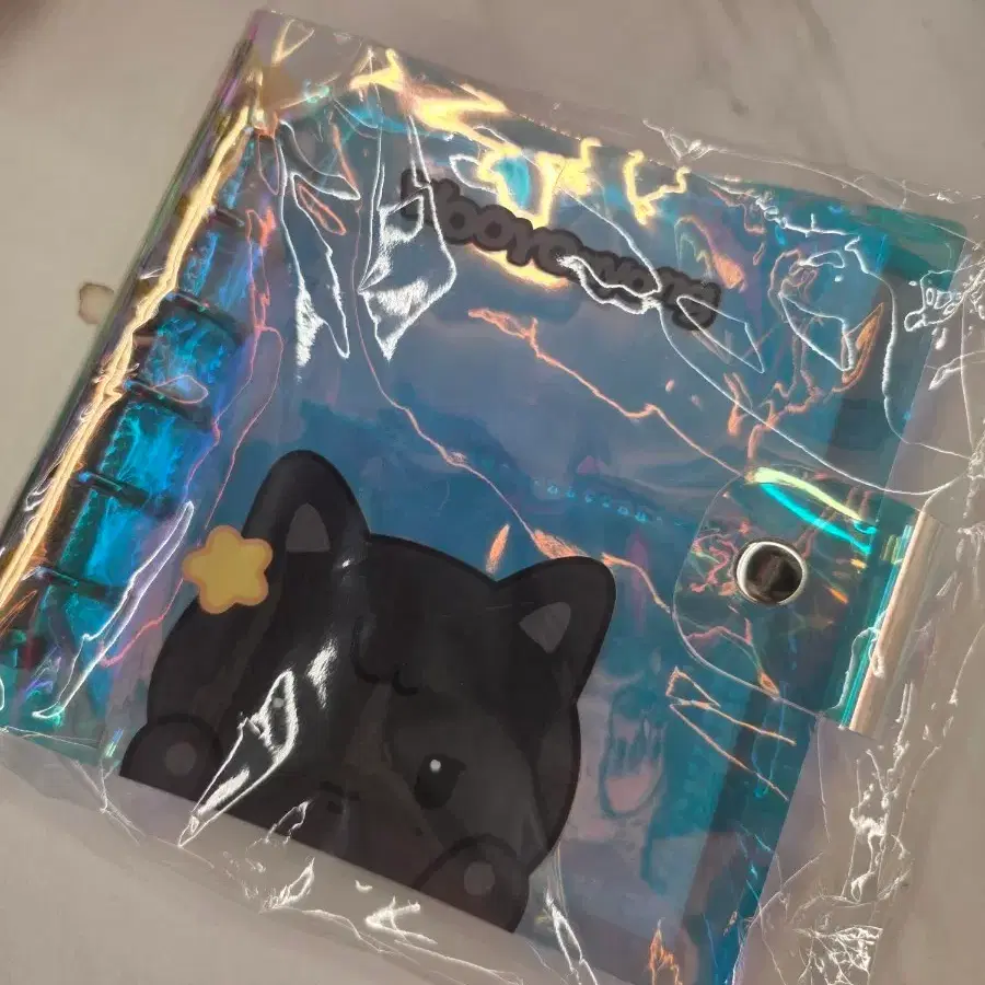 반짝이 고양이 다이어리 커버 에이티즈