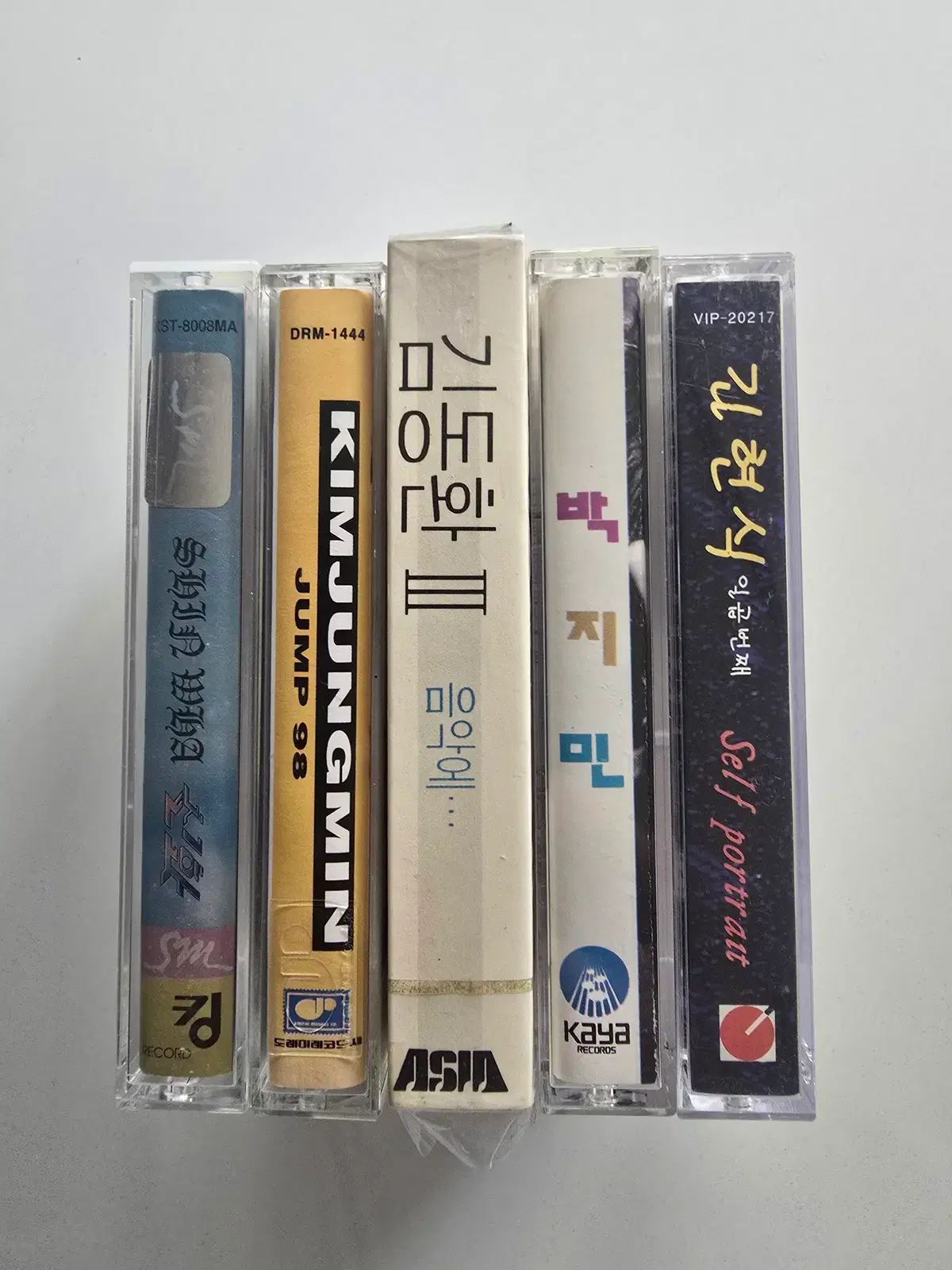 102 개봉 카세트테이프 총 5개 일괄판매 - 신화, 김정민, 김동환, 박지민, 김현식