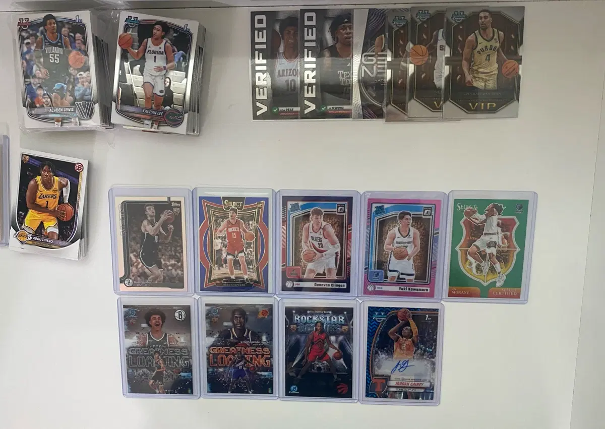 NBA농구카드 대량 랏 (루키,오토,인서트 등)