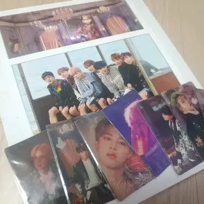 방탄소년단 bts 윙즈 컨셉북+멤버7명 렌티큘러 드볼 남준 석진 윤기 호석 태형 지민 정국